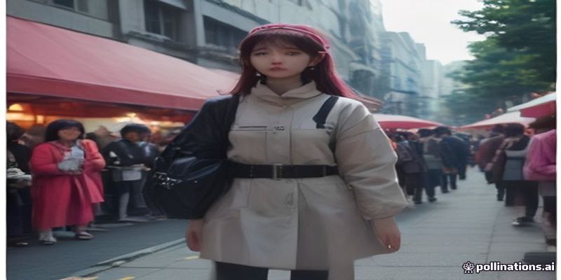 행사 참석자들 이동 풍경