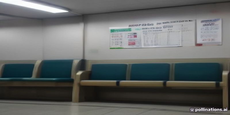 농어촌 지역 버스 터미널 내부